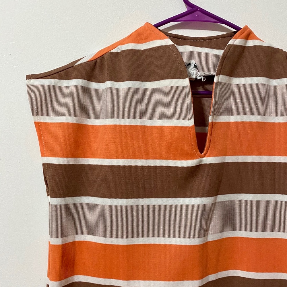 Multicolor Striped Muscle Tee - Picture 2 of 5